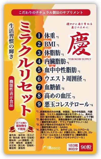 ミラクルリセット～生活習慣の輝き～